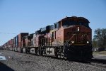 Eastbound stack train